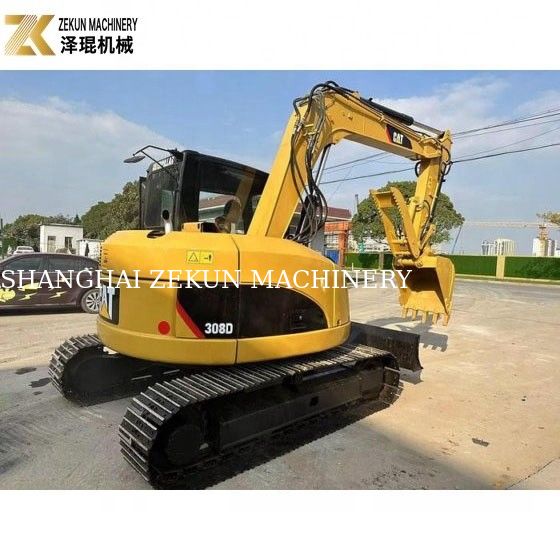 Χρησιμοποιούμενη εκσκαφέας 8 τόνων CAT 308 Crawler 308D Mini Bagger με εξαιρετικές επιδόσεις