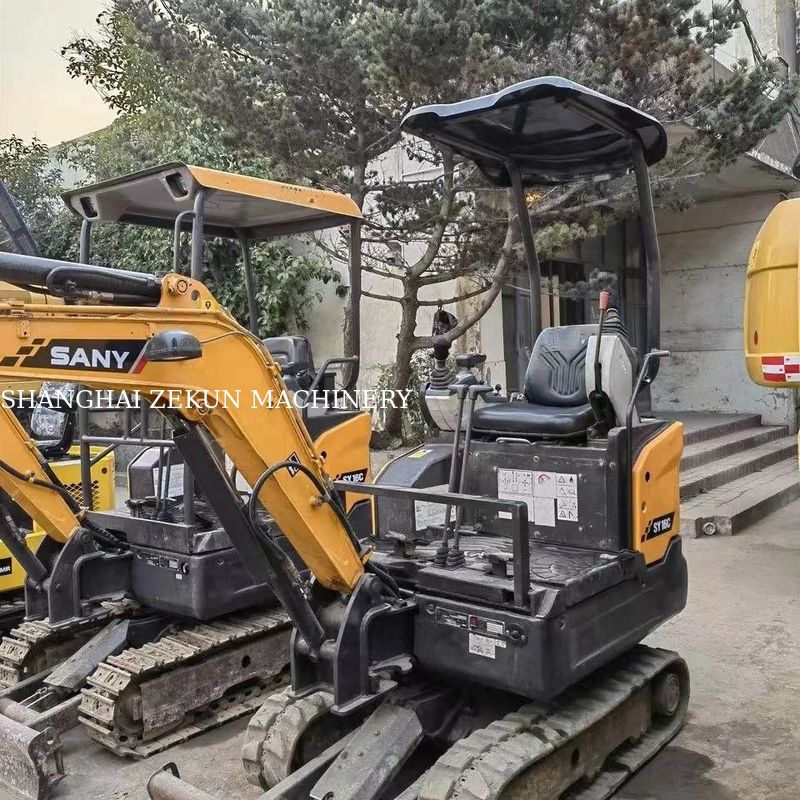 10.3KW Sany SY16C 1.6Ton Μίνι Εκσκαφέας με ελαστικό ελαστικό και αρχική υδραυλική αντλία