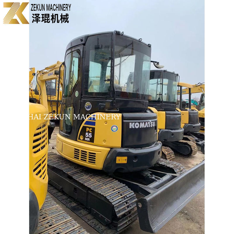 Δεύτερο χέρι Komatsu PC55MR-2 Εκσκαφέας με 28.5KW ισχύ και 0.2m3 χωρητικότητα κουβάς