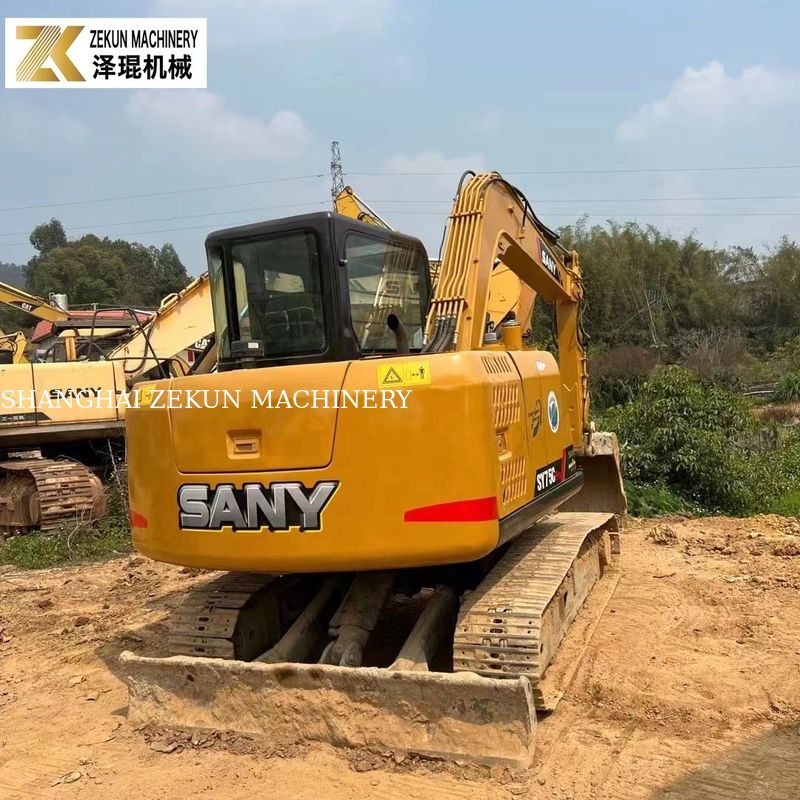 Έτος 2022 Χρησιμοποιηθέν 7.5T Sany 75C Excavator SY75C-8 SY75C PRO Δεύτερο χέρι σκάφτες