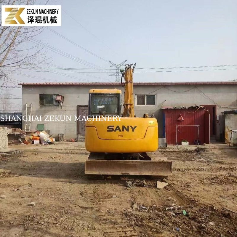 Αρχική ζωγραφισμένη 7T Sany 75 Excavator SY75C-9 SY75C PRO μεταχειρισμένη σκάφτρα