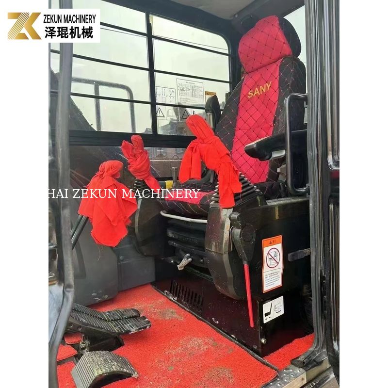 60.7KW Sany SY95 Excavator 9Ton μεταχειρισμένο Digger Kubota V3800DI-T-E3B Μηχανή