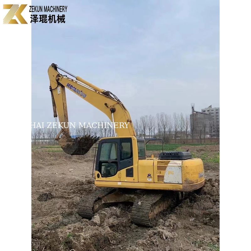 Χρησιμοποιούμενος εξορυκτής Komatsu 200 σε μεταχειρισμένο PC200-6 εξορυκτής λειτουργικό βάρος 20,15ton