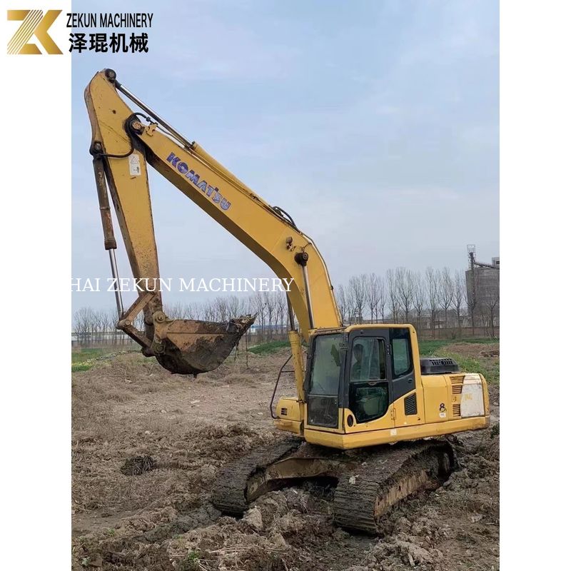 Χρησιμοποιούμενος εξορυκτής Komatsu 200 σε μεταχειρισμένο PC200-6 εξορυκτής λειτουργικό βάρος 20,15ton