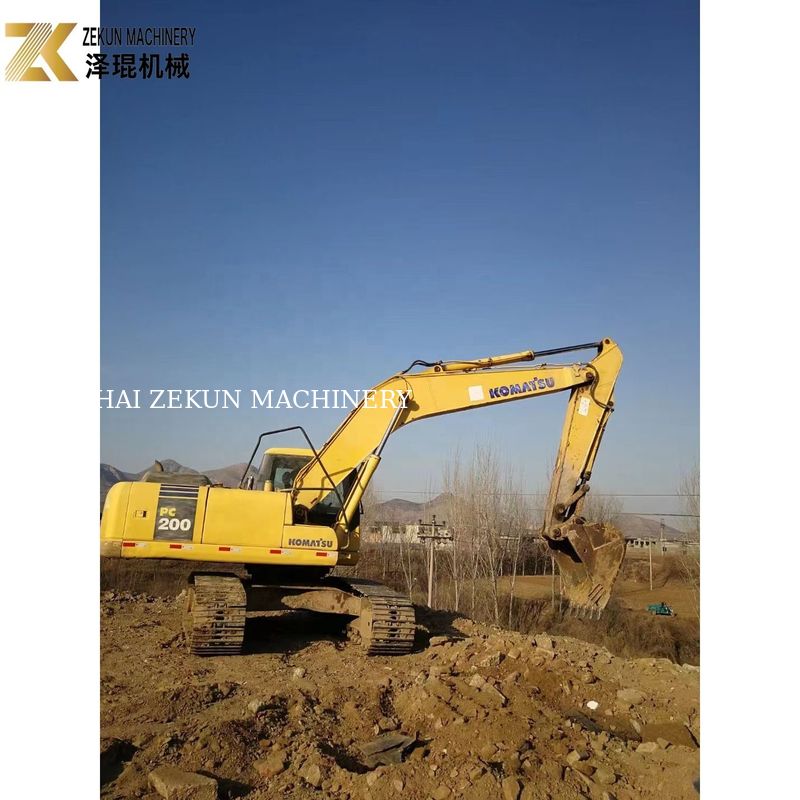 Η Komatsu PC200-7 Crawler Excavator 20 τόνων χρησιμοποιήθηκε το 2015 για κατασκευαστικά μηχανήματα
