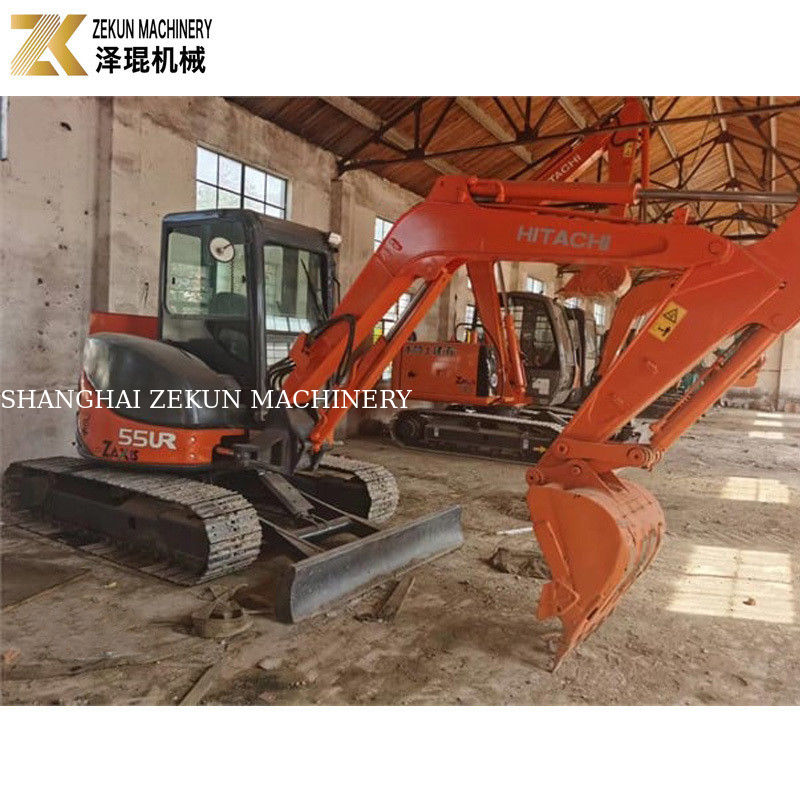 33.1Kw Δύναμη Hitachi ZX55 Excavator 5,5 τόνων Mini Bagger με 2001-4000 ώρες εργασίας
