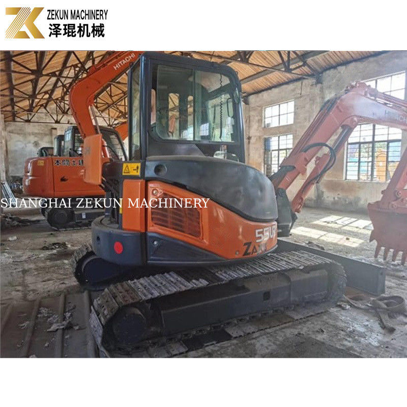 33.1Kw Δύναμη Hitachi ZX55 Excavator 5,5 τόνων Mini Bagger με 2001-4000 ώρες εργασίας
