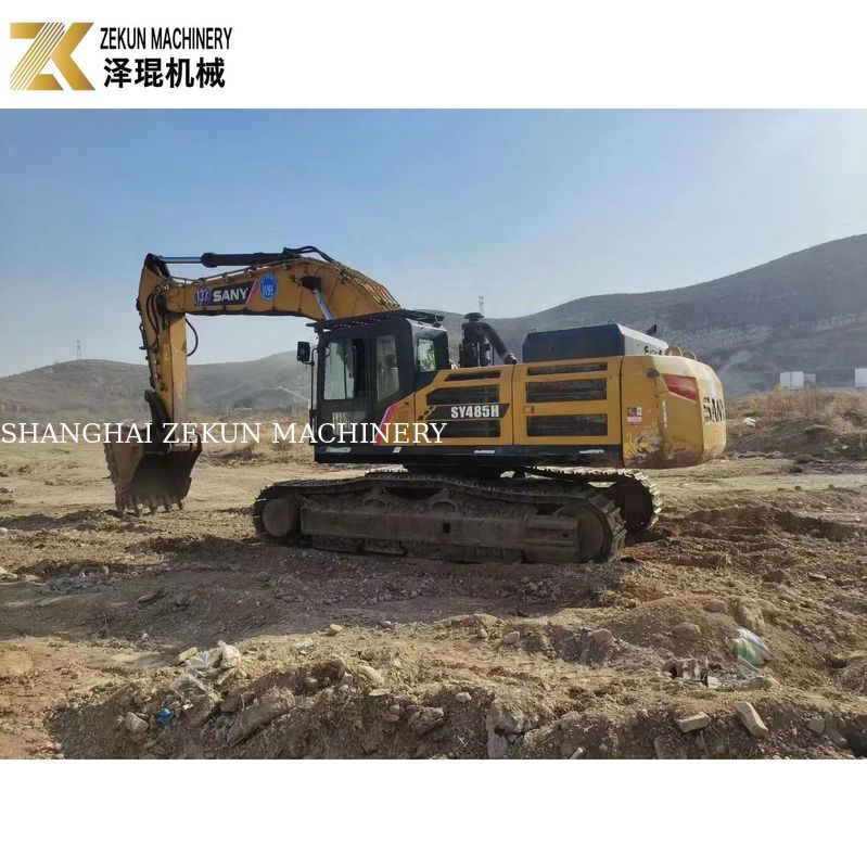 Μεγάλη κατασκευή χρησιμοποιείται Sany 485 Excavator SY485H 48 Τόνων με κινητήρα SANY 6WG1X