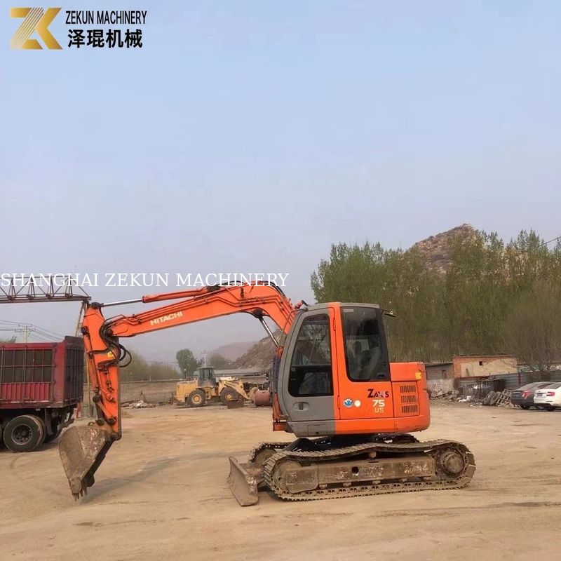 Χρησιμοποιούμενος εξορυκτής Hitachi ZX75 ZX75US ZX75US-3 από τον ιδιοκτήτη