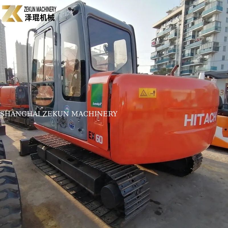 2018 Χρησιμοποιούμενη εκδοχή Hitachi EX60 Excavator Crawler Machine EX60-5 με υδραυλική βαλβίδα