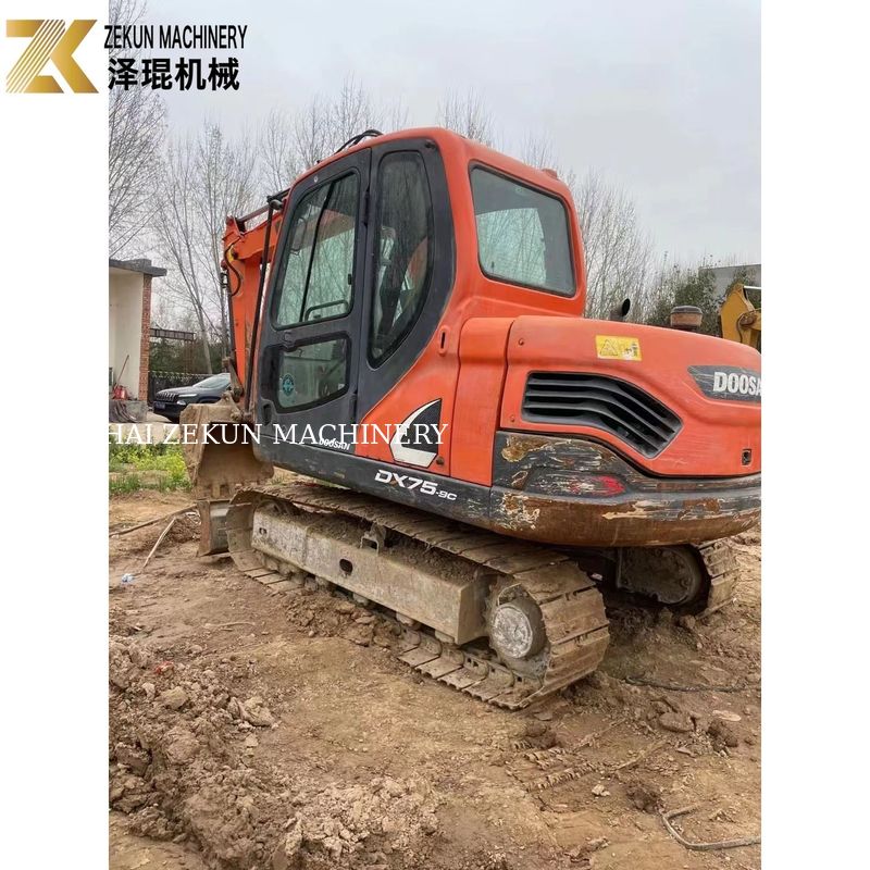 5 τόνων Doosan 55 εκσκαφέας DH55 Χρησιμοποιούμενος Doosan εκσκαφέας 0,175M3 κουβά
