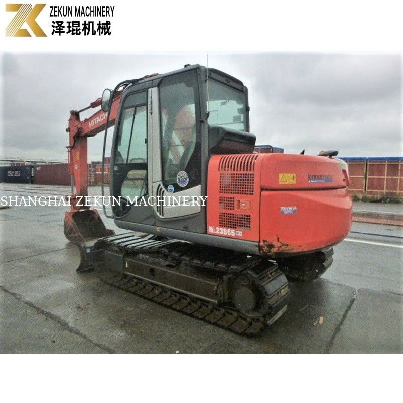 7 τόνων Hitachi ZX 70 Excavator με αντίχειρα και ισχυρό κινητήρα ISUZU για μικρά κουβά