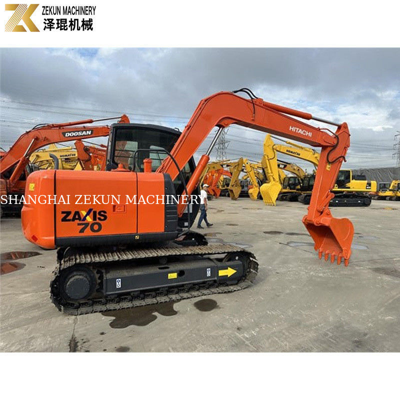 Χρησιμοποιούμενος εξορυκτής Hitachi ZX70 με κινητήρα ISUZU και αρχική υδραυλική αντλία στην Ιαπωνία