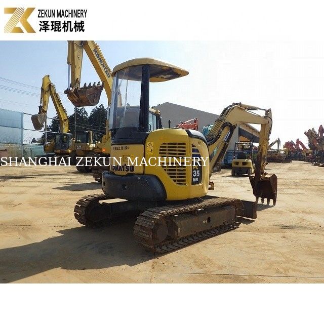 Μινι-μεγέθους Χρησιμοποιούμενο Komatsu PC35 Excavator 3ton λειτουργικό βάρος 3700 KG βάρος μηχανής