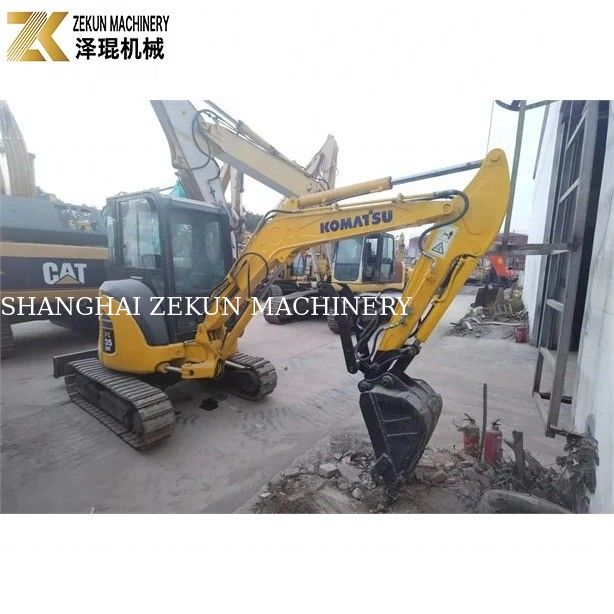 3.5 τόνος Μίνι Χρησιμοποιούμενος εξορυκτής KOMATSU PC35MR-5 από το 2016 με υδραυλική μηχανή σκάφους
