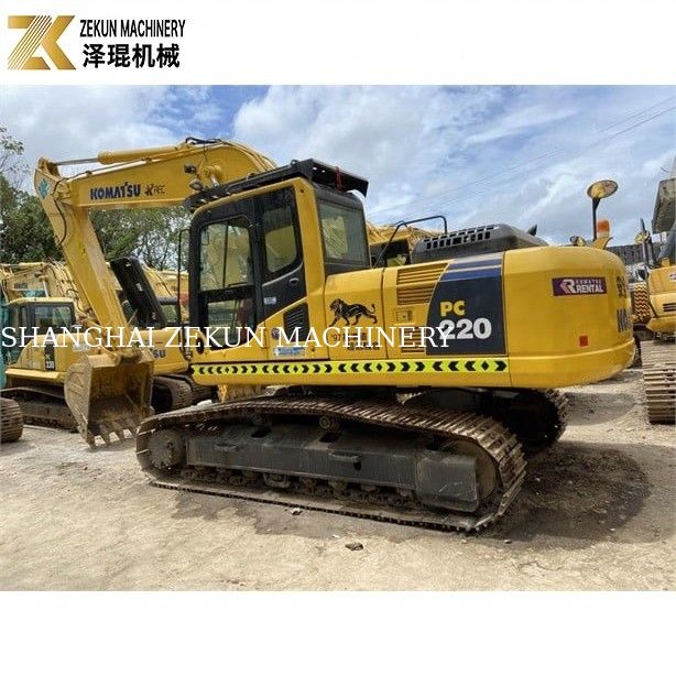 Χρησιμοποιούμενος Komatsu PC 220 Crawler Excavator PC220-8 με πρωτότυπη ιαπωνική μηχανή επαληθευμένη