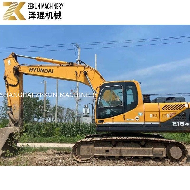 112KW 2018 Hyundai R215 Εκσκαφέας 215-9 21,5 Τόνων Δεύτερο Χέρι Εκσκαφέας