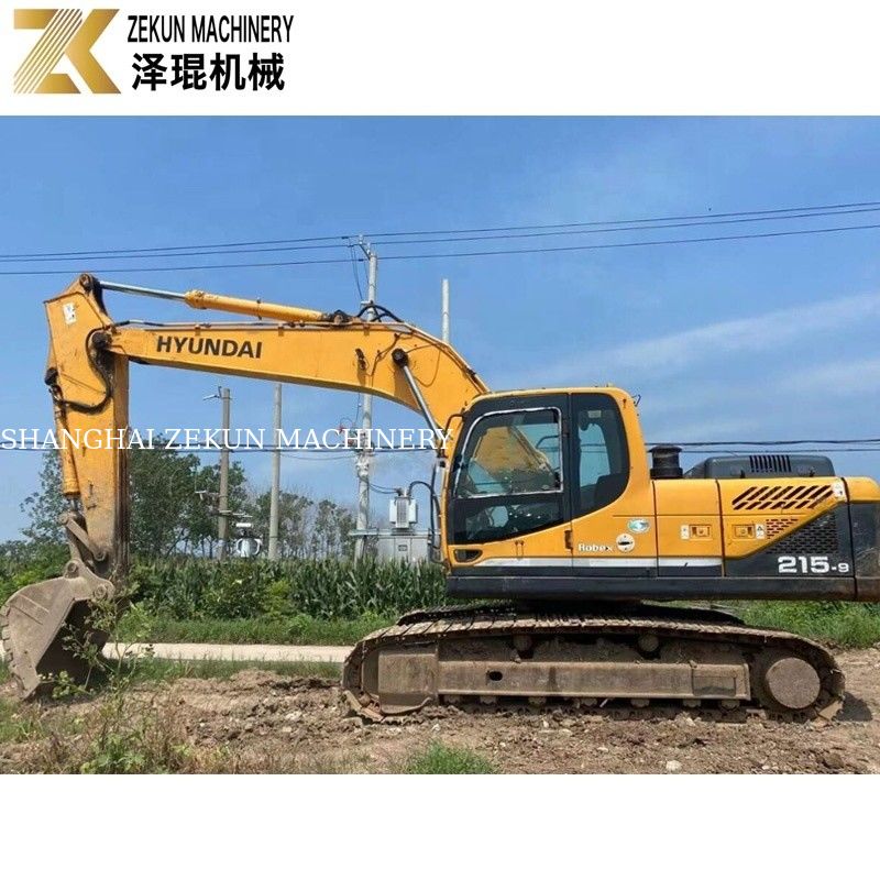 112KW 2018 Hyundai R215 Εκσκαφέας 215-9 21,5 Τόνων Δεύτερο Χέρι Εκσκαφέας