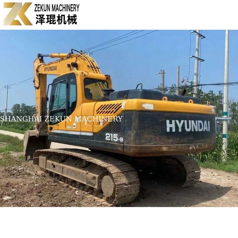 112KW 2018 Hyundai R215 Εκσκαφέας 215-9 21,5 Τόνων Δεύτερο Χέρι Εκσκαφέας