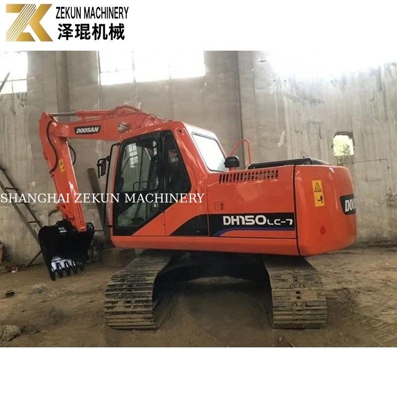 Αρχικό Digger 15Ton Χρησιμοποιούμενο Doosan DH150 Excavator με Jack Hammer DH150-7 2017