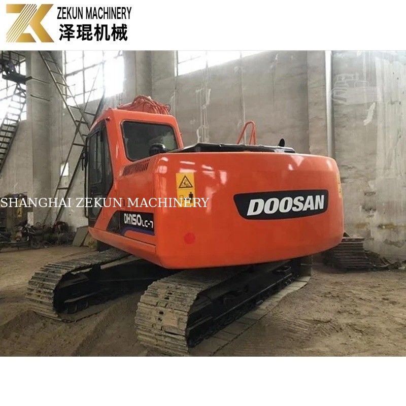 Αρχικό Digger 15Ton Χρησιμοποιούμενο Doosan DH150 Excavator με Jack Hammer DH150-7 2017