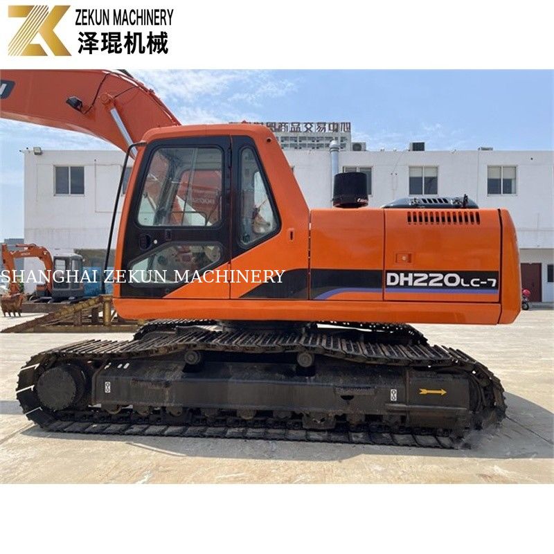Χρησιμοποιούμενος σκάφτης 22 τόνων Doosan 220 Excavator DH220LC-7 Μηχανή 21400 K