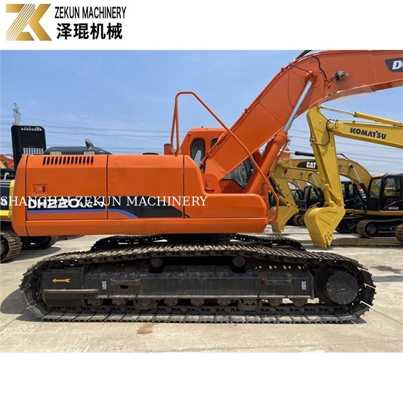 Χρησιμοποιούμενος σκάφτης 22 τόνων Doosan 220 Excavator DH220LC-7 Μηχανή 21400 K