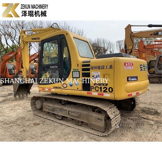 2016 Χρησιμοποιούμενο Komatsu PC120-6 Crawler Excavator 120 6 8 Για γεωργικές ανασκαφές