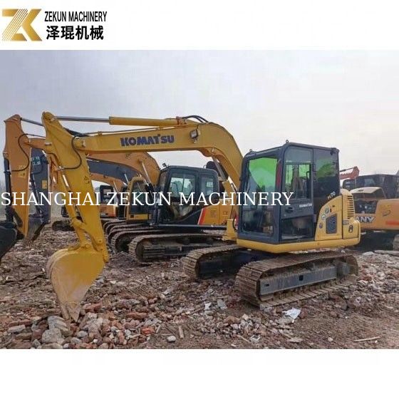 0.35m3 κουβά Χρησιμοποιούμενος εξορυκτής Komatsu PC 70 8 7T Χρησιμοποιούμενος εξορυκτής Komatsu Mini