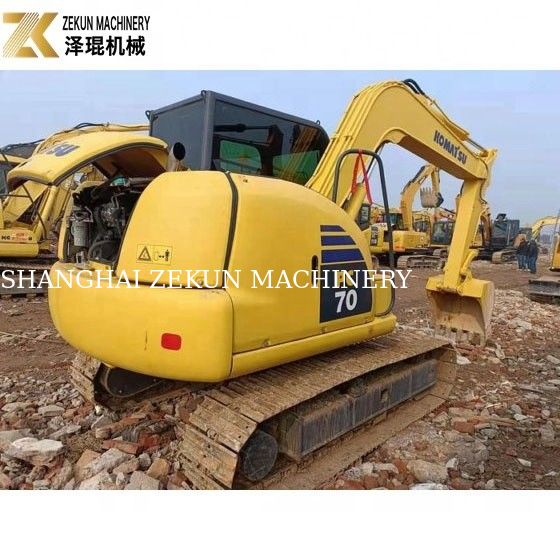 0.35m3 κουβά Χρησιμοποιούμενος εξορυκτής Komatsu PC 70 8 7T Χρησιμοποιούμενος εξορυκτής Komatsu Mini