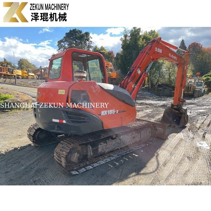 KX185 KX185-3 8 τόνων Μίνι Εκσκαφέας Kubota 185 Χρησιμοποιούμενη Εκσκαφέας