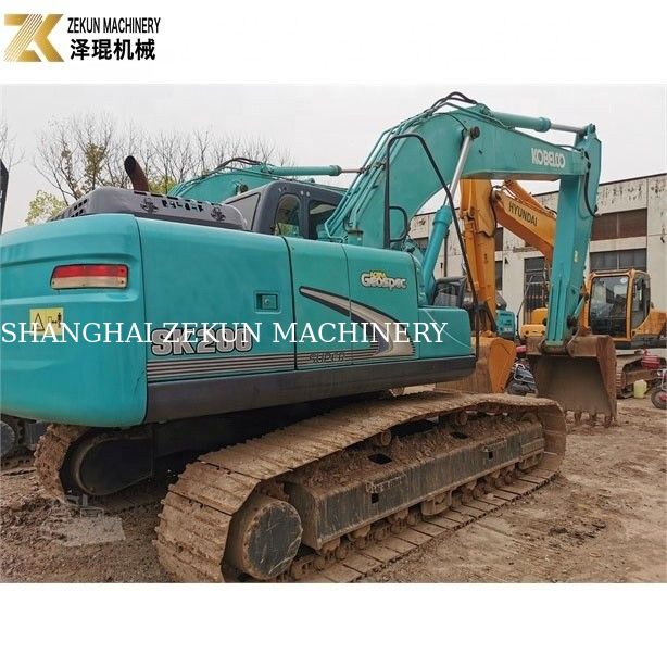 Αρχικό σχέδιο Χρησιμοποιούμενο Kobelco SK 200 200-8 Μπλε μεταχειρισμένο εξορυκτικό