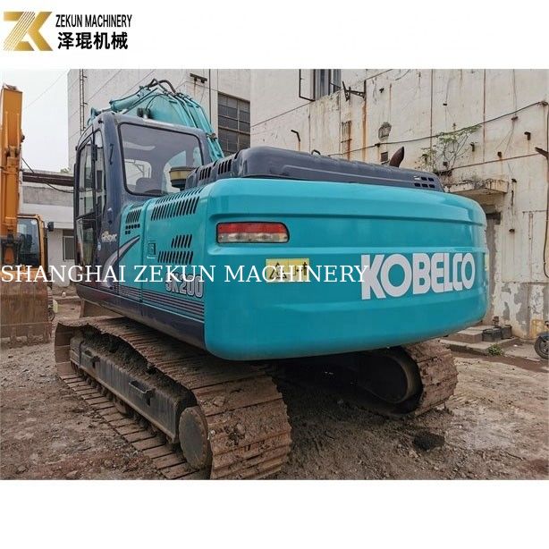 Αρχικό σχέδιο Χρησιμοποιούμενο Kobelco SK 200 200-8 Μπλε μεταχειρισμένο εξορυκτικό