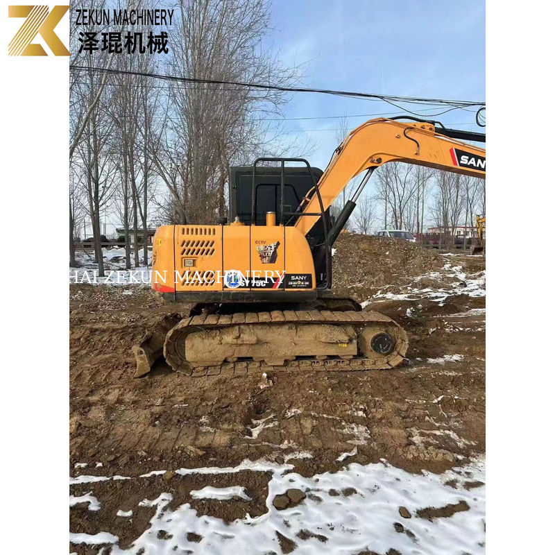7.5ton SANY 75C εξορυκτής που χρησιμοποιείται με άλλους υδραυλικούς κύλινδρο και το 2015