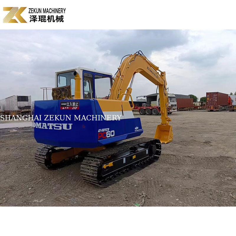 Ιαπωνία Komatsu PC60-6 Εκσκαφέας με χαμηλό λειτουργικό βάρος 6 τόνων και σε καλή κατάσταση