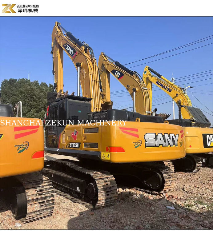 33 τόνων Sany 335 Excavator χρησιμοποιείται 212KW με υδραυλική αντλία σε καλή κατάσταση