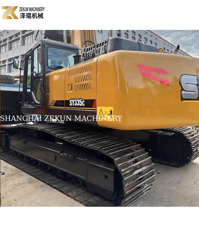 33 τόνων Sany 335 Excavator χρησιμοποιείται 212KW με υδραυλική αντλία σε καλή κατάσταση