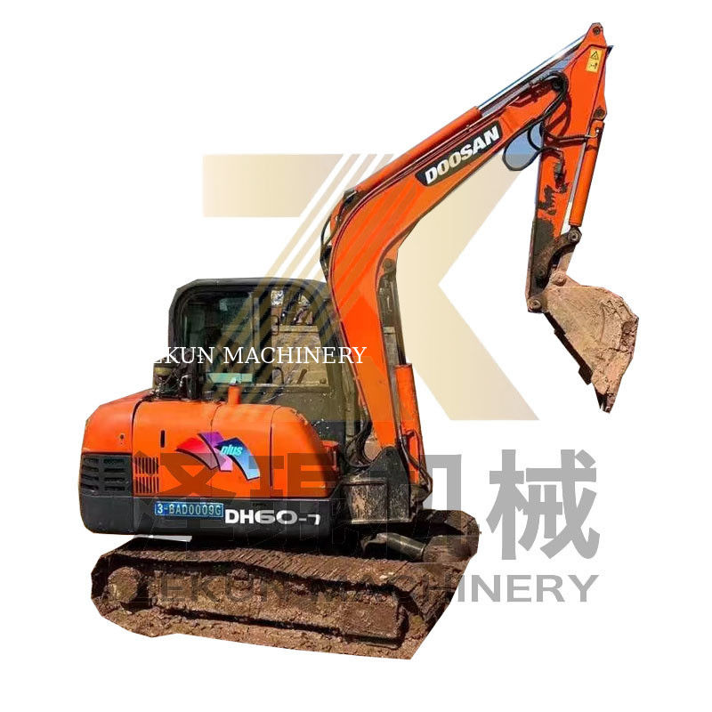 5500 KG Doosan60-7 DH55/DH60-7/80-7 DH60/DH60-7 Εκσκαφέας με 0-2000 ώρες εργασίας