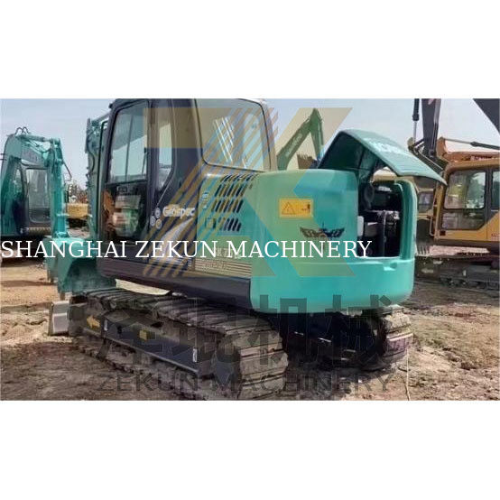 Χρησιμοποιούμενη Kobelco SK75 Kobelco Excavator Digger με χωρητικότητα 0.38 κουβάς και προσιτή