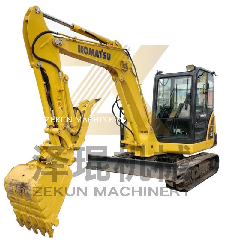 Χρησιμοποιούμενη εξορυκτική μηχανή Komatsu PC56 με χωρητικότητα κουβάς 0,2m3 και 0-2000 ώρες εργασίας