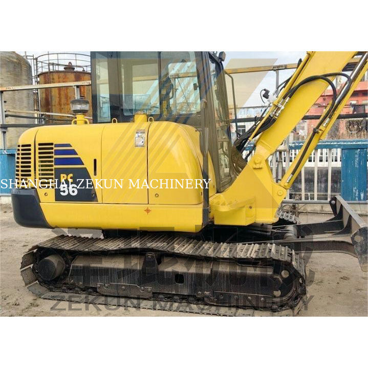 Χρησιμοποιούμενη εξορυκτική μηχανή Komatsu PC56 με χωρητικότητα κουβάς 0,2m3 και 0-2000 ώρες εργασίας
