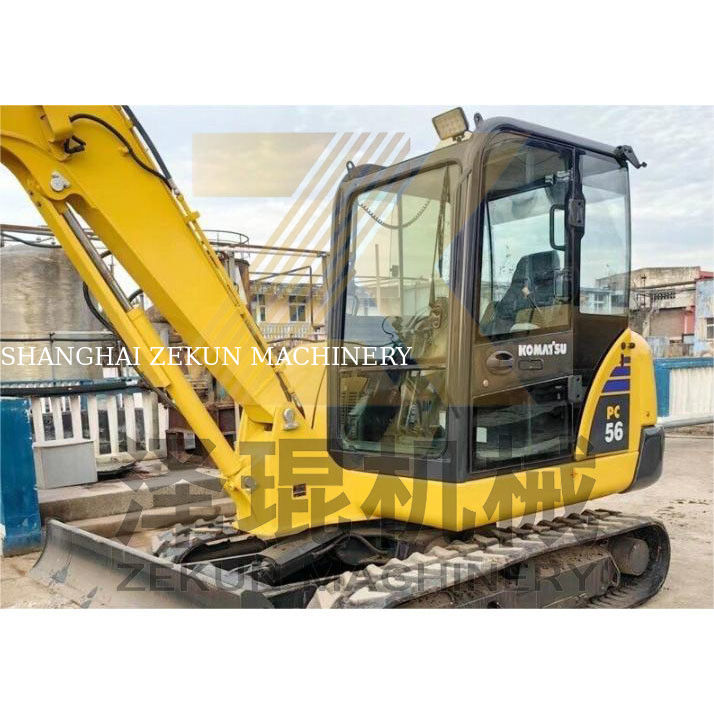 Χρησιμοποιούμενη εξορυκτική μηχανή Komatsu PC56 με χωρητικότητα κουβάς 0,2m3 και 0-2000 ώρες εργασίας