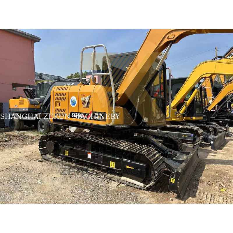 Δεύτερο χέρι Sany 75 C Pro Excavator με αρχικό υδραυλικό κύλινδρο και κινητήρα ISUZU