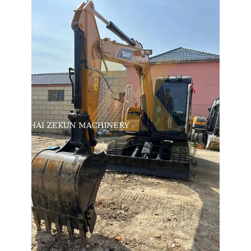 Δεύτερο χέρι Sany 75 C Pro Excavator με αρχικό υδραυλικό κύλινδρο και κινητήρα ISUZU
