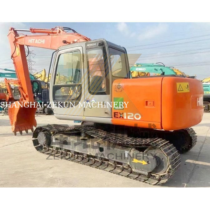 Χρησιμοποιούμενος εξορυκτής Hitachi ZX120-5 ZX120-6 Mini Digger με 7420 ώρες εργασίας