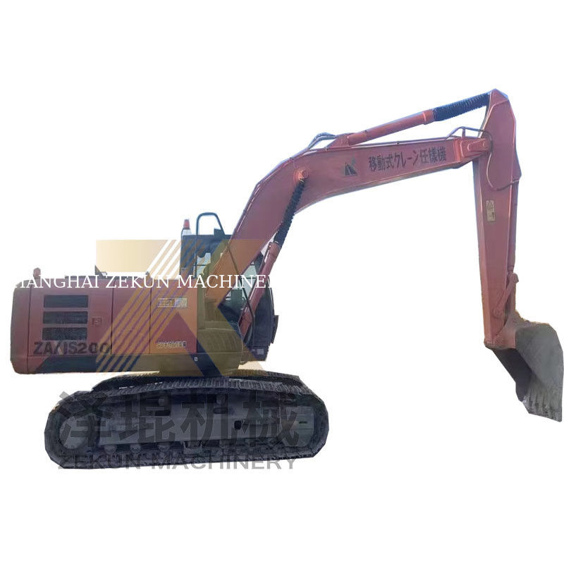 Χρησιμοποιούμενη εκσκαφέας Hitachi ZX200-5G από την Ιαπωνία με λειτουργικό βάρος 20 τόνων και κύλινδρο