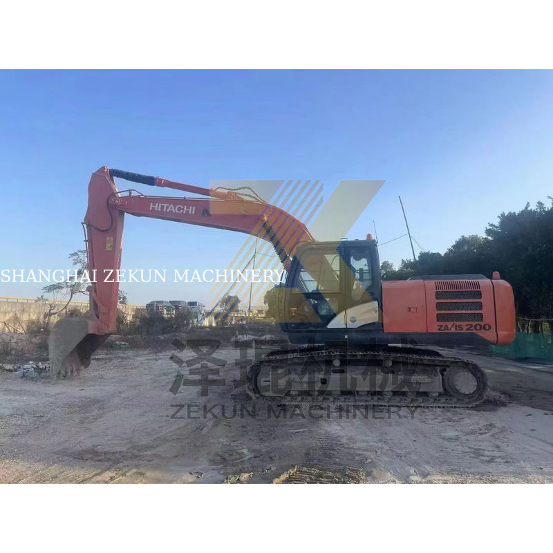 Χρησιμοποιούμενη εκσκαφέας Hitachi ZX200-5G από την Ιαπωνία με λειτουργικό βάρος 20 τόνων και κύλινδρο
