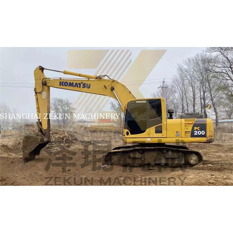 Δεύτερο χέρι PC200-7 Komatsu PC200-7 Crawler Digger στη Σαγκάη PC-200-8M0 2019