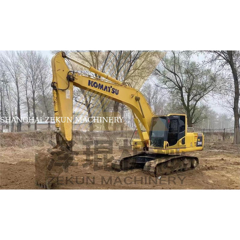 Δεύτερο χέρι PC200-7 Komatsu PC200-7 Crawler Digger στη Σαγκάη PC-200-8M0 2019