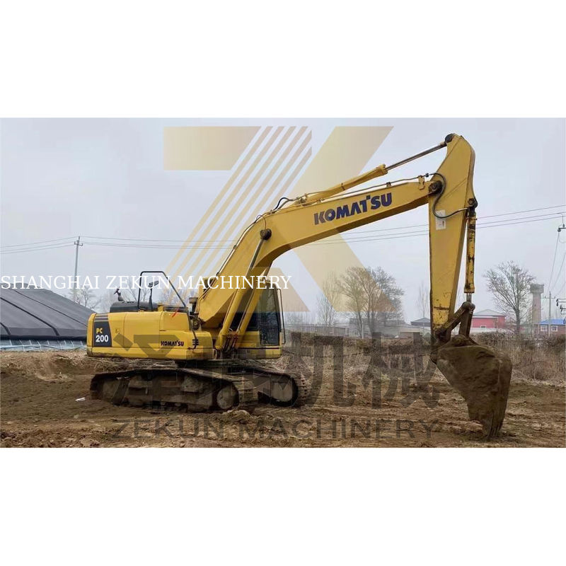 Δεύτερο χέρι PC200-7 Komatsu PC200-7 Crawler Digger στη Σαγκάη PC-200-8M0 2019